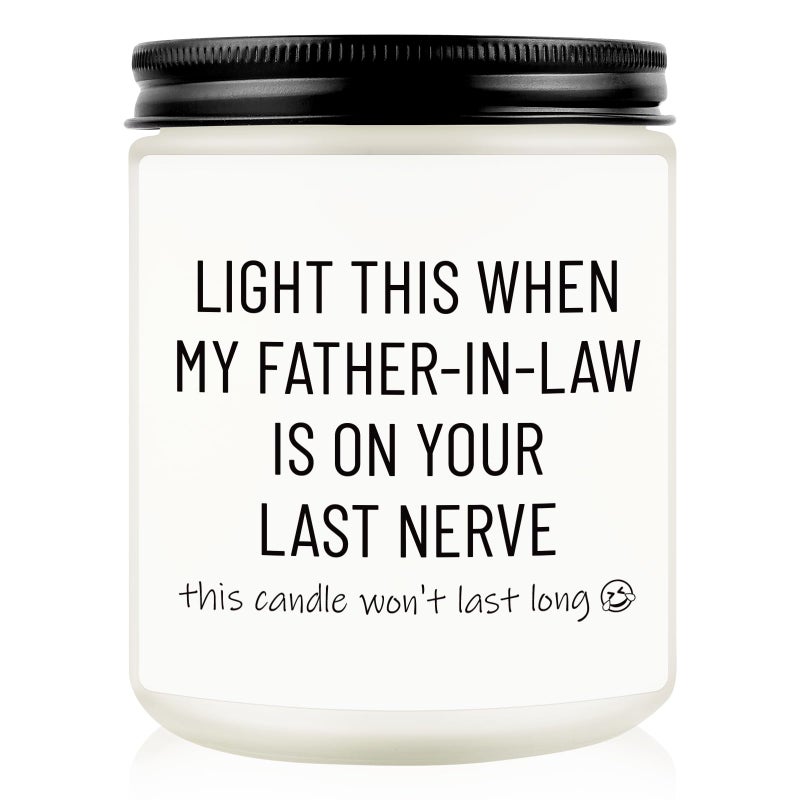 Mother in Law Gifts, Mother in Law Birthday Gifts, Funny Presents from Daughter Son on Christmas New Year Thanksgiving Mothers Day Women's Day, Lavender Candle Presents 7OZ Soy